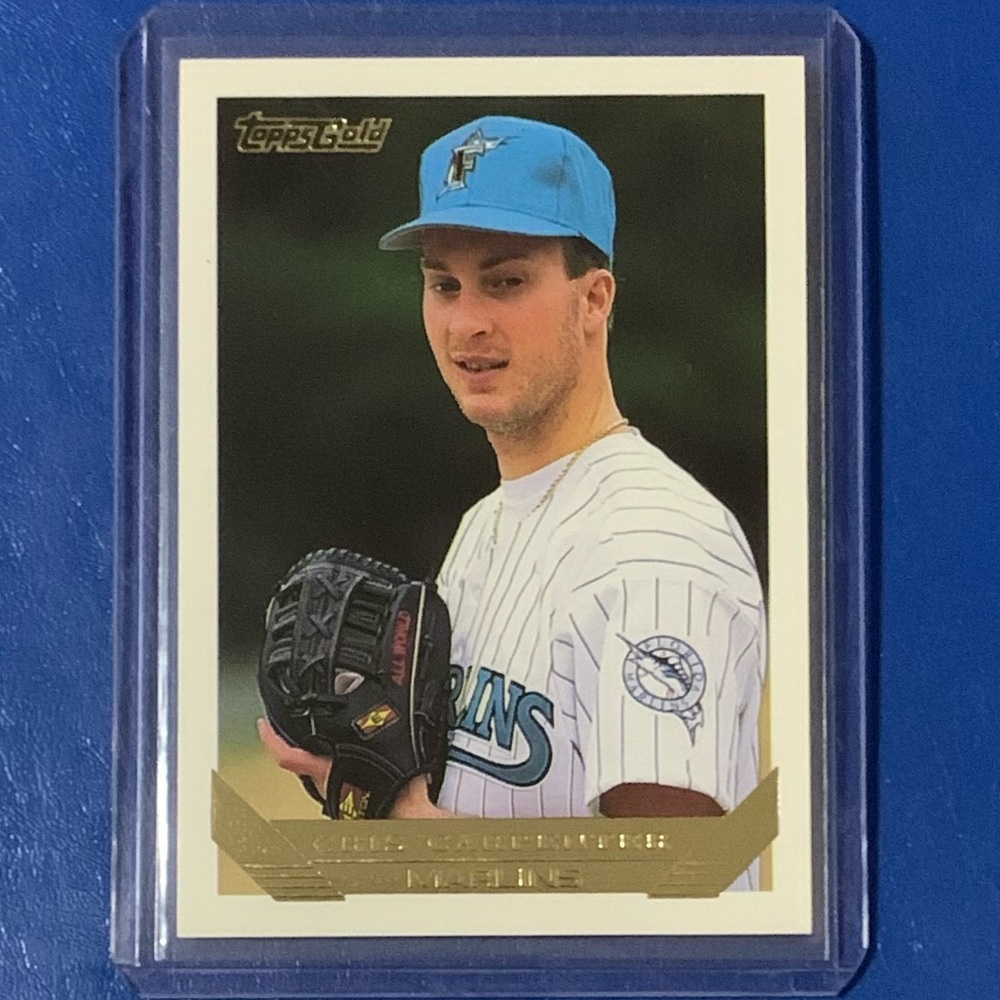 Cris Carpenter #629 1993 Topps Gold Baseball Trading Card